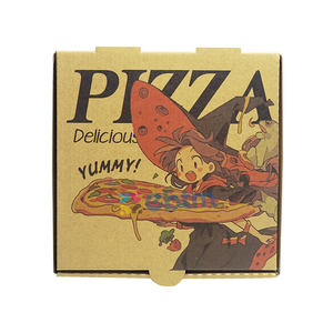 Bán buôn tùy chỉnh giấy sóng personalizable bánh <span class=keywords><strong>pizza</strong></span> hộp thức ăn nhanh Hộp bao bì cho bánh hoặc Takeaway sử dụng - Product Image 3