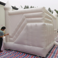 Château de rebond de mariage le plus populaire de vente chaude avec toboggan aquatique pour les adultes et les enfants