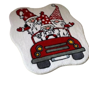 Conception personnalisée sur le thème <span class=keywords><strong>de</strong></span> Noël, petit <span class=keywords><strong>tapis</strong></span> <span class=keywords><strong>de</strong></span> laine à dessin irrégulier mignon, touffeté à la main, <span class=keywords><strong>tapis</strong></span> <span class=keywords><strong>de</strong></span> jeu pour chambre d'enfants - Product Image 6