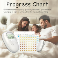 Desain baru suara getaran nirkabel Alarm tempat tidur Alarm kencing latihan Toilet Sensor Enuresis tempat tidur Monitor pembasahan untuk bayi anak-anak