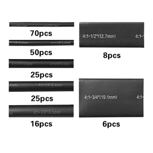 Boîte de 200 gaine thermorétractable noire - Product Image 3