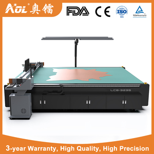 Aol 3235 पूरी तरह से स्वचालित औद्योगिक कैमरों ने सिस्टम पु चमड़े की चाकू काटने की मशीन - Product Image 3