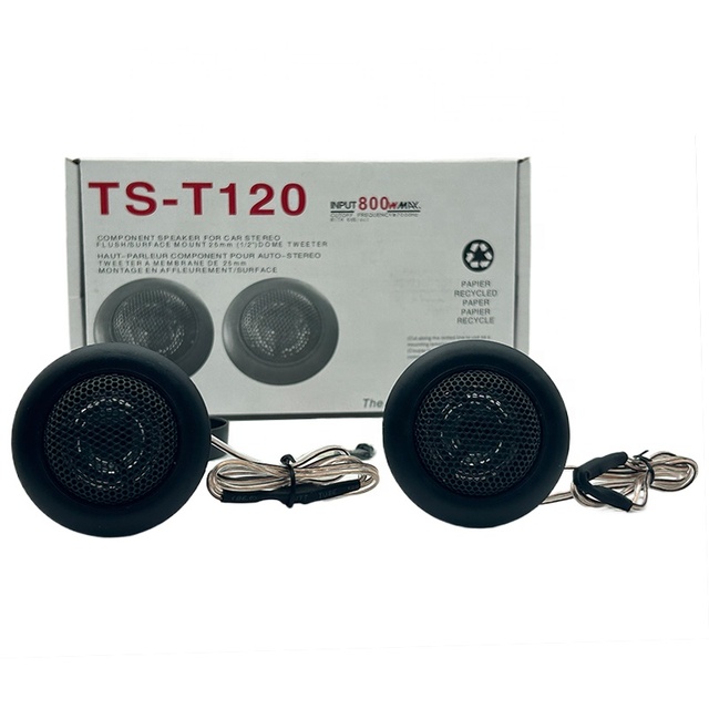 Popular Model 12V Speaker Tweeter RMS Power 35W Small Sound Speaker 25mm Car Dome Tweeter with Magnet