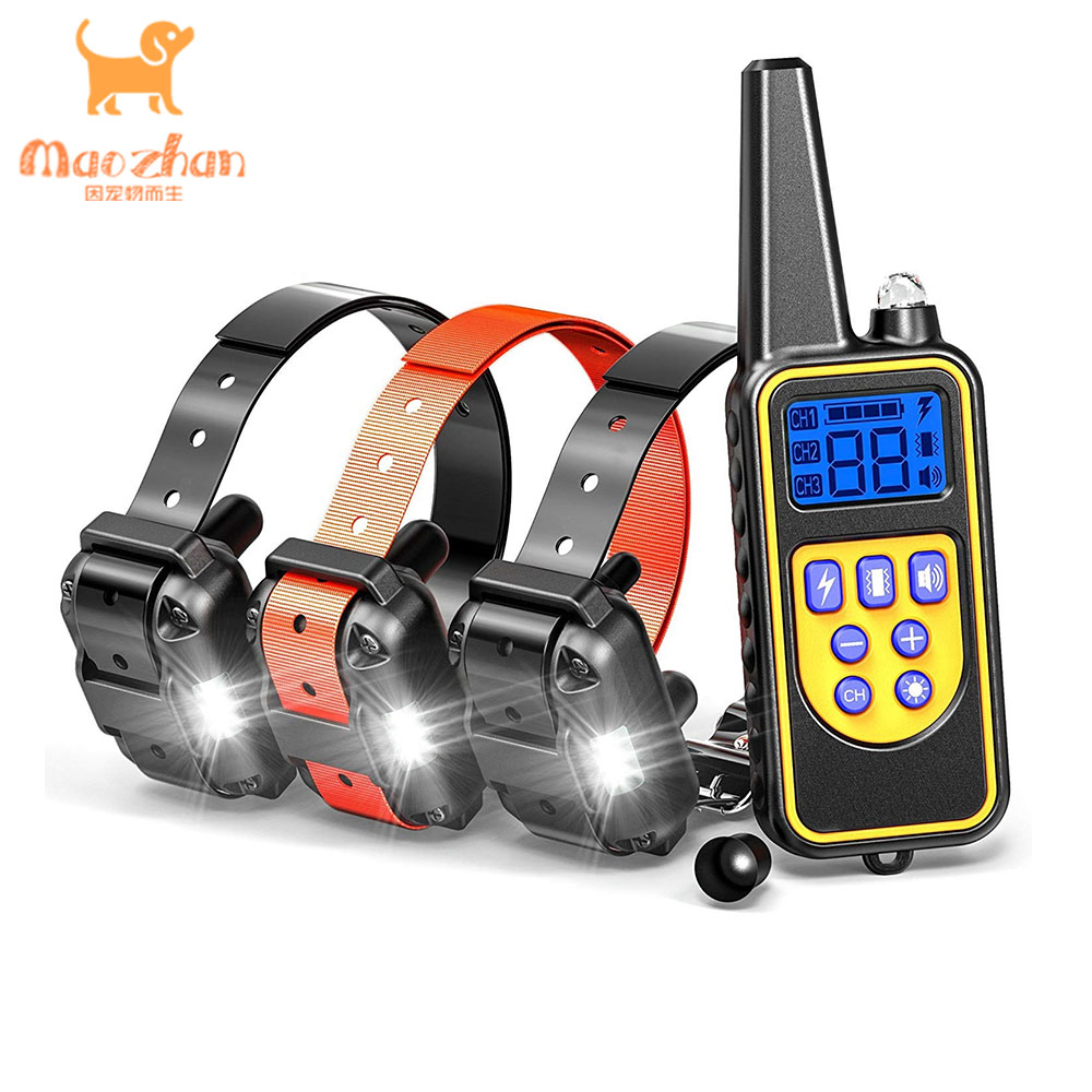 MZ-880 Newest LED Display 99 Levels Training E-Collar Remote Control Electronic Training Dog Collar
