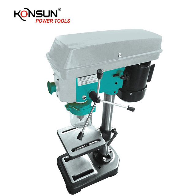 KONSUN Aluminum Motor Electric Drill Press KX-DP16 High Performance 16mm 350W Spare Parts CE Provided Customizable