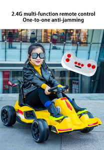 Kart électrique à installation gratuite pour enfants de 2 à 8 ans, jouet à roulettes unisexe, pliable, télécommande, <span class=keywords><strong>quadricycle</strong></span> léger en plastique - Product Image 5