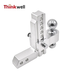 Support d'<span class=keywords><strong>attelage</strong></span> réglable de 8 pouces avec récepteur de 2 pouces Nouveau coupleur et verrouillage de remorque pour une connexion facile - Product Image 5