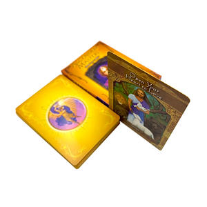 Stampa personalizzata giochi <span class=keywords><strong>da</strong></span> <span class=keywords><strong>tavolo</strong></span> di alta qualità bordi oro tarocchi carte oracolo mazzo di carte <span class=keywords><strong>da</strong></span> <span class=keywords><strong>gioco</strong></span> stampabili alla rinfusa oracolo carte - Product Image 6