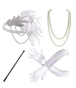 50% de réduction Ecoparty 1920 s Déguisements Flapper Gatsby <span class=keywords><strong>Charleston</strong></span> Gangster Accessoires de déguisement - Product Image 6