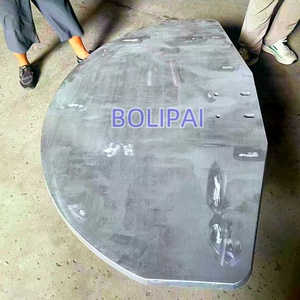 Tabellone <span class=keywords><strong>da</strong></span> Basket in Alluminio a Forma di Ventaglio <span class=keywords><strong>da</strong></span> 54 Pollici con Supporto a Collo d'Oca Standard - Product Image 5