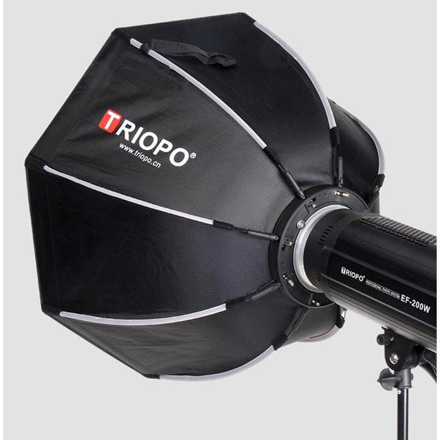 Triopo K2-120 120cm Portable Octagon Umbrella Softbox Octabox for Studio Strobe Continuous Light Soft Box