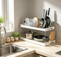 Support mural en acier inoxydable pour couvercles de casseroles et poêles, organisateur de couvercles, support de rangement pour assiettes de cuisine, simple ou multiple