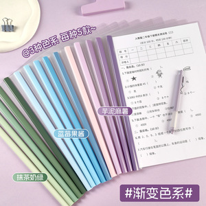 คลิปหนีบเอกสาร Zhongchang ขนาด A4 7 นิ้ว แบบหนา โปร่งใส รูปทรงหยดน้ำ สำหรับงานสำนักงาน ทดสอบเอกสาร ซองใส่เรซูเม่ - Product Image 5