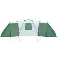 Grande tente de camping familiale 3 chambres 1 séjour imperméable coupe-vent avec logo personnalisé abri extérieur