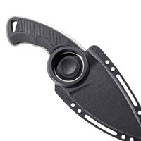 Pisau Berburu Baja Tahan Karat Berkualitas Tinggi Buatan Tangan untuk Bertahan Hidup di Alam Terbuka dengan Sarung Kustom Full Tang Fixed Blade OEM Pisau Leher