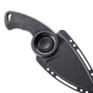 Cuchillo de caza hecho a mano de acero inoxidable de alta calidad, para supervivencia al aire libre, personalizado, con funda, hoja fija de espiga completa, OEM, cuchillo de cuello. - Product Image 6