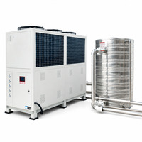 Refroidisseur modulaire à glycol refroidi par air à double compresseur et condenseur à serpentin en cuivre pour le refroidissement ponctuel des centres de données