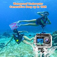 Caméras d'action 5K WiFi pour vélo, moto, sports extrêmes, vidéo sous-marine 30M, photographie professionnelle, caméra de vlogging pour casque