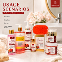 Ensemble de soins de la peau bio vegan coréen OEM 50X Vitamine C Tomate, 7 pièces, atténue les taches brunes, unifie le teint, pour tous types de peau