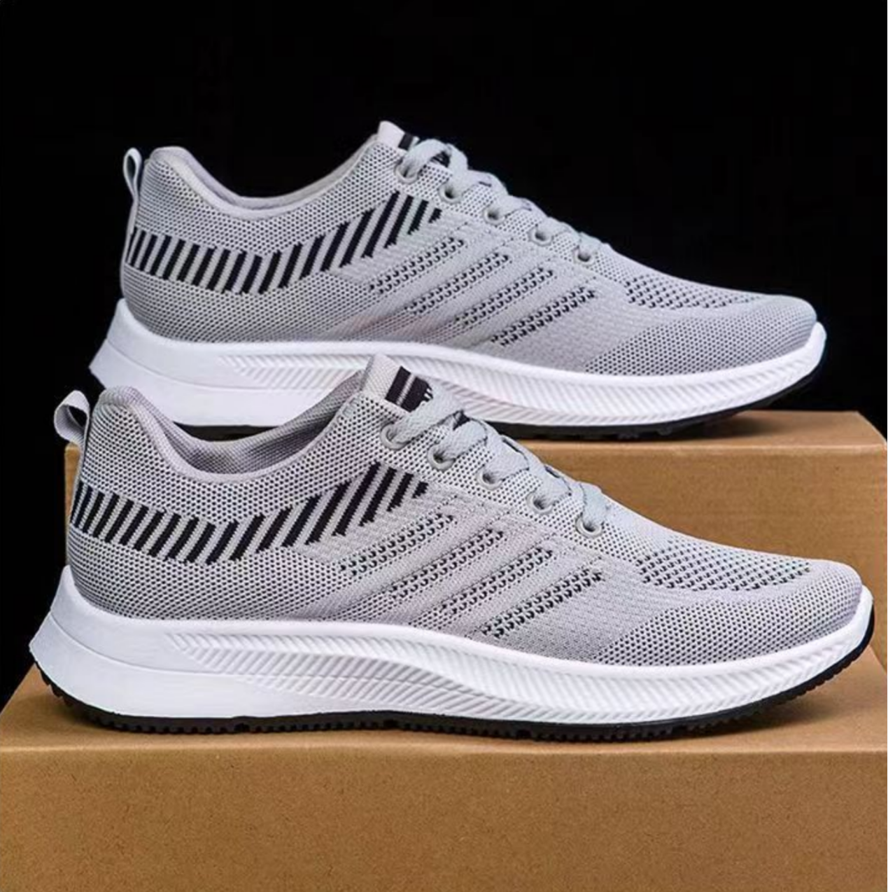 men's fly woven breathable sneakers