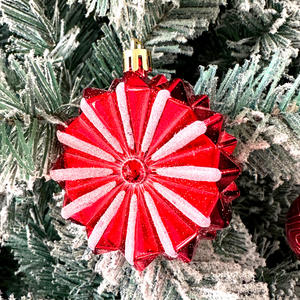 ลูกบอลพลาสติกคริสต์มาสสีทองแบบใหม่เครื่องประดับลูกบอลคริสต์มาสพลาสติกแบบ2025ดีไซน์ใหม่ - Product Image 3