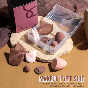 Éponge de maquillage rose en gros, sans latex, personnalisable avec logo, mini, haute qualité, douce, pour le visage - Product Image 4
