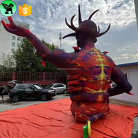 Modèle de décoration gonflable de démon géant de Festival personnalisé 6m publicité de vacances personnage du mal gonflable pour l'événement A10143