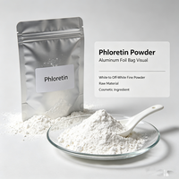 Poudre brute de Phloretin White Needle Crystal directement de l'usine pour l'extrait de peau de pomme et la commande en gros, livraison mondiale