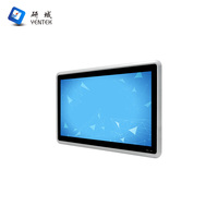 Panel PC Industrial Sin Ventilador de 15.6 Pulgadas I5-7200U con Pantalla Táctil Capacitiva, 6 COM RS232 RS485, Doble LAN, Montaje VESA