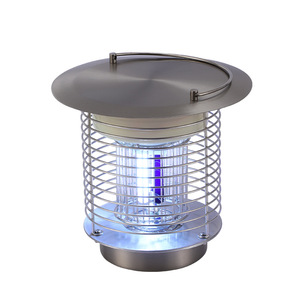 Lámpara eléctrica antimosquitos Led de acero inoxidable, 180x190mm, recargable, portátil, para el hogar y Camping - Product Image 4