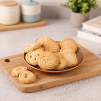 Biscuits au beurre de Noël à la danoise sans sucre Vente en gros Marque OEM personnalisée