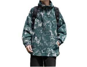 Streetlux personalizado 100% algodón camuflaje Sudadera con capucha hombres de alta calidad Camo Sudadera con capucha de gran tamaño pulóver - Product Image 1