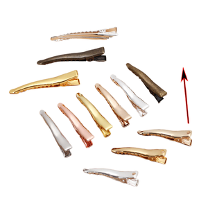 Pince à bec de canard jiangc (07846) 35-45mm, fabriquée à Guangzhou, pour <span class=keywords><strong>cheveux</strong></span>, matériaux de bricolage faits à la main, vente en gros - Product Image 1