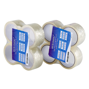 Kustom tugas berat tahan panas kebisingan rendah perekat kuat bening BOPP kemasan pita produsen untuk Cartom Sealing Packing - Product Image 1