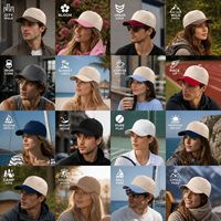 Gorra de Béisbol Color Block 2026, 100% Algodón, Corona Estructurada, Bordado Personalizado, Estilo Europeo Americano, 15 Colores, Venta al Por Mayor