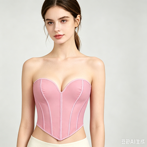 <span class=keywords><strong>Bustier</strong></span> Corset Sculptant Silhouette Sablier <span class=keywords><strong>Sans</strong></span> Bretelles Dos à Lacets Utilisation Quotidienne Fêtes et Occasions Formelles Femme - Product Image 6