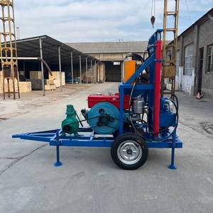 200m sâu thủy lực quay Micro nước giếng khoan Giàn Khoan nhỏ cầm tay 30HP động cơ diesel Máy khoan giếng nước - Product Image 4