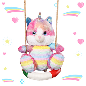 Gato Arcoíris con Ropa