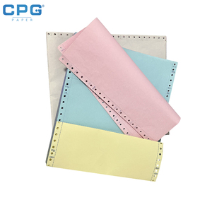 Papier NCR direct usine, feuilles de papier continu, papier autocopiant bleu pour l'enregistrement des données - Product Image 1