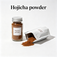 Thé Hojicha en gros sous marque privée – Vente chaude de poudre de Hojicha biologique pure et naturelle instantanée torréfiée en vrac