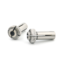 Adaptador de pinza 6-4, manguito de conversión para portapinzas, broca de perforación de vástago, herramientas para fresadora CNC SUBORUI BR0002-MS Plain