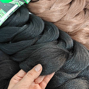 Tresses Box Braids de 10 pouces avec pointes bouclées, cheveux courts au crochet, fibre haute température teinte, Jumbo, pour enfants et femmes noires - Product Image 3