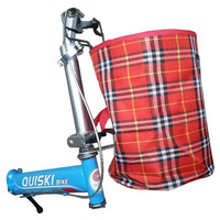 Panier avant de vélo pliable multifonctionnel et détachable de grande taille, fourni par un fournisseur chinois