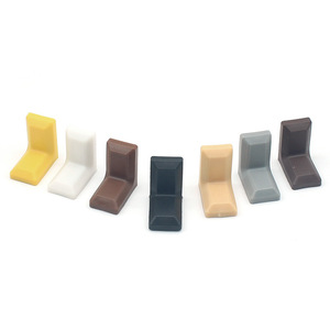 Support d'<span class=keywords><strong>angle</strong></span> à 90 degrés Accessoires de quincaillerie pour meubles Supports d'étagère en métal caché avec couvercle en plastique - Product Image 3