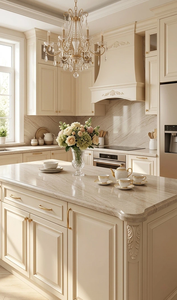 Échantillon Gratuit 100% Quartz Artificiel Vietnamien Blanc Taj Mahal Grande Dalle 20mm – Plans de Travail Modernes pour Salles de Bain d'Hôtels et Plans de Travail de Cuisine - Product Image 5