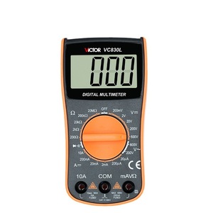 วิคเตอร์ มัลติมิเตอร์ดิจิตอล VC830L 10A DC สำหรับใช้ในบ้านและนักเรียน - Product Image 3