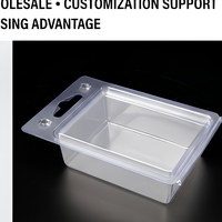 Boîte en PVC transparente pliable pour l'emballage d'appareils photo, d'enceintes, d'écouteurs et d'électronique grand public