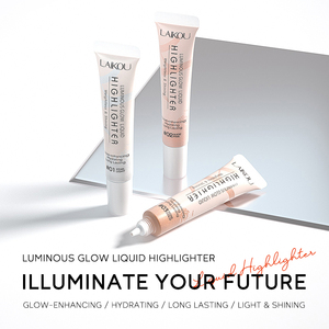 LAIKOU Crème illuminatrice liquide éclatante <span class=keywords><strong>pour</strong></span> peaux claires, moyennes et foncées, mini-highlighters scintillants <span class=keywords><strong>pour</strong></span> peaux africaines - Product Image 2