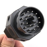Câble OBD 2 vers OBD 1 16 broches vers 20 broches Adaptateur de connecteur de diagnostic Ediabas Sn-124 pour avec 12 mois de garantie