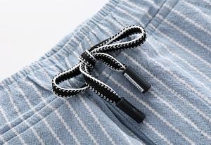 Pantalones Cortos Casuales con Tirantes de Algodón a Rayas para Niños, Producto Top 10 en Ventas en China - Product Image 5